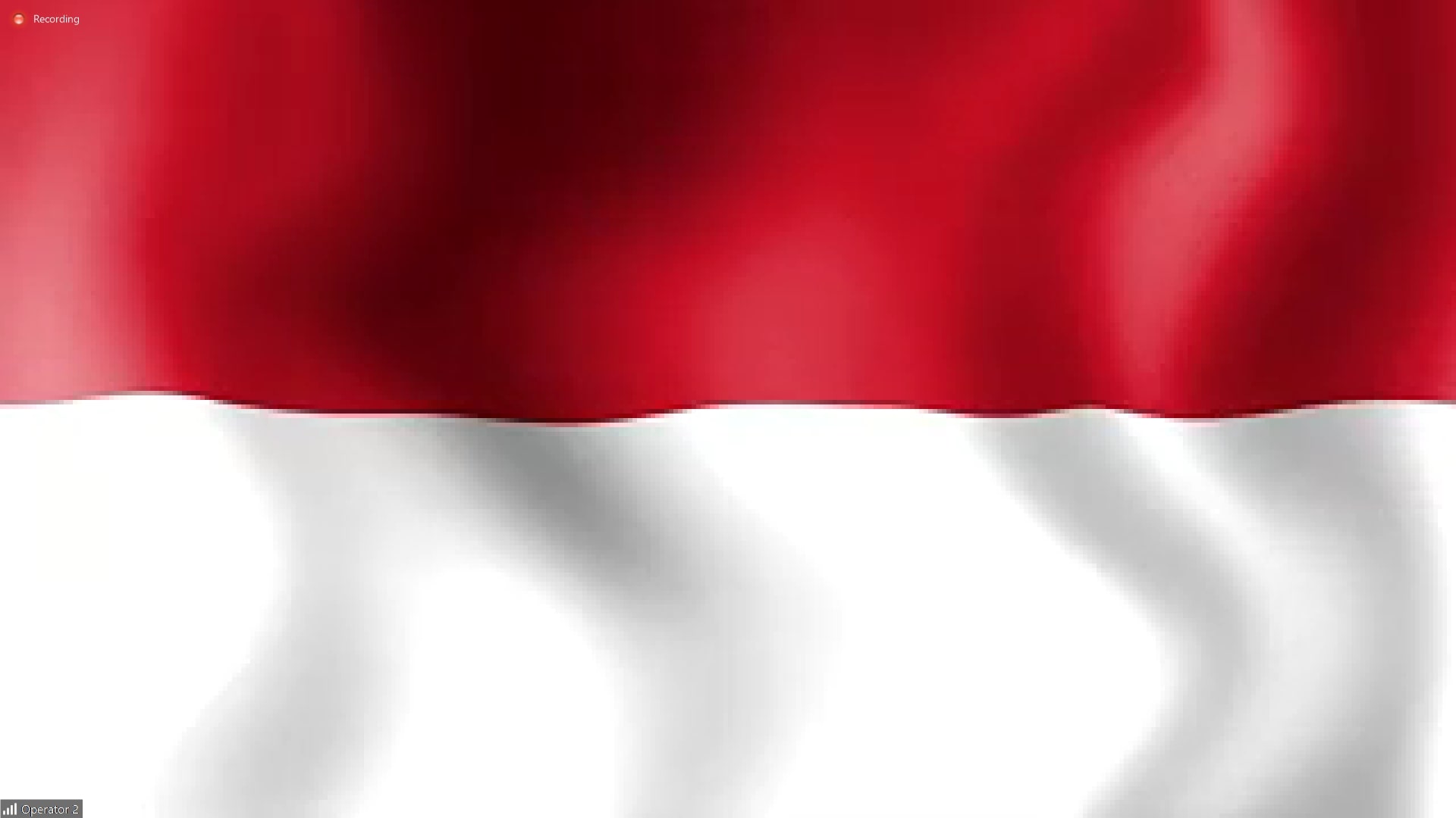 Pemutaran lagu Indonesia Raya